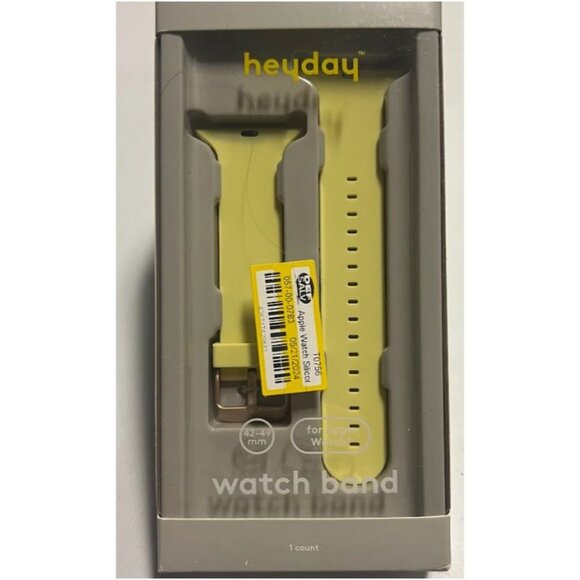 heyday Bright Citrus Silicone Band for Apple Watch 42/44/45mm - Picture 1 of 3